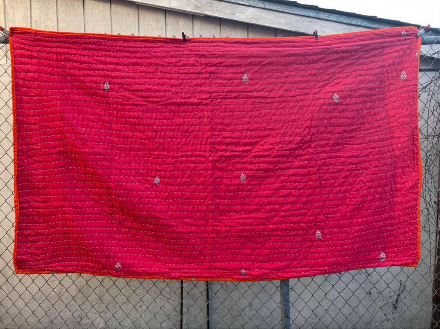 HOT PINK VIBES HANDMADE KALBELIYA TRIBAL BLANKET